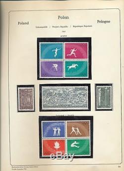Pologne 1955/72 Collection D’album Abria Hingeless (plus De 1000) Alb824