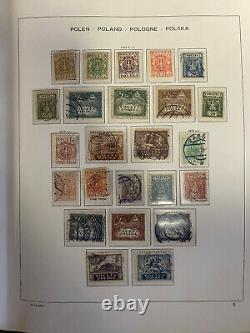 Pologne Stamp Collection In Schaubek Hingless Album, 1860-1959, Jfz