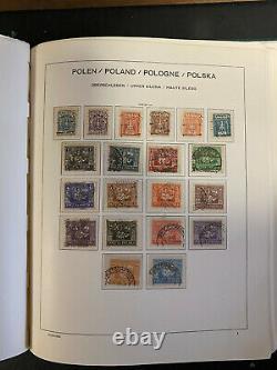 Pologne Stamp Collection In Schaubek Hingless Album, 1860-1959, Jfz