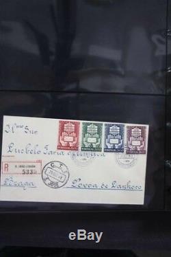 Portugal Collection De Timbres Énormes De 17 Albums De 1949-2008 Des Acores Madeira 1000+ Fdc