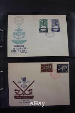 Portugal Collection De Timbres Énormes De 17 Albums De 1949-2008 Des Acores Madeira 1000+ Fdc