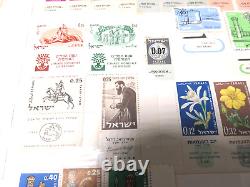 Rare Anciennes Collections de Timbres Israéliens dans un Exceptionnel Album