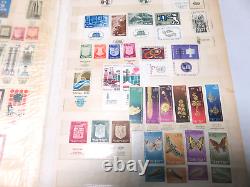 Rare Anciennes Collections de Timbres Israéliens dans un Exceptionnel Album