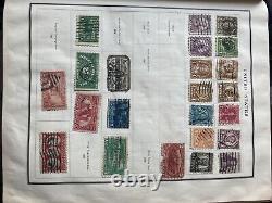 Rare L'album moderne de timbres-poste avec de nombreux timbres de collection de 1853 à 1930