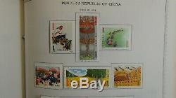 République Populaire De Chine Collection De Timbres En Chine Album Minkus Avec Est. 1058 Timbres Ensembles Haute $$