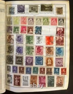 Roumanie vers Saar Collection de timbres Album Harris Timbres oblitérés ZAYIX