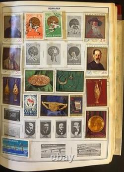 Roumanie vers Saar Collection de timbres Album Harris Timbres oblitérés ZAYIX