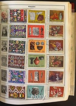 Roumanie vers Saar Collection de timbres Album Harris Timbres oblitérés ZAYIX