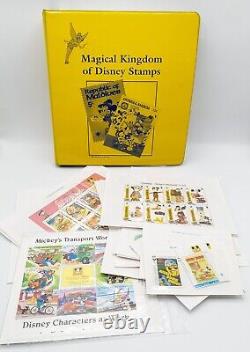 Royaume Magique des Timbres DISNEY Album Avec une Énorme Collection de Timbres ! Lot #2