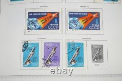 Russie 1962-1980 Collection de plus de 2 350 timbres neufs et utilisés stockés dans un album Minkus
