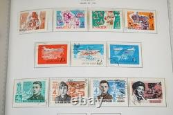 Russie 1962-1980 Collection de plus de 2 350 timbres neufs et utilisés stockés dans un album Minkus
