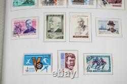 Russie 1962-1980 Collection de plus de 2 350 timbres neufs et utilisés stockés dans un album Minkus
