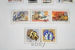 Russie 1962-1980 Collection de plus de 2 350 timbres neufs et utilisés stockés dans un album Minkus