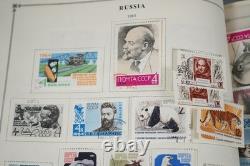 Russie 1964-1998 Collection de plus de 3800 timbres neufs et oblitérés stockés dans un album Scott