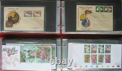 S2211 Singapour Plus De 600 Fdc 1949 Collection 2012 Dans 14 Albums