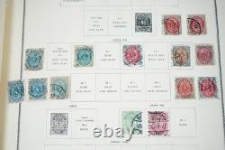 SCANDINAVIE 1870-1970 COLLECTION DE PLUS DE 1300 TIMBRES NEUFS ET USAGÉS DANS UN ALBUM SCOTT