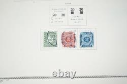 SCANDINAVIE 1870-1970 COLLECTION DE PLUS DE 1300 TIMBRES NEUFS ET USAGÉS DANS UN ALBUM SCOTT