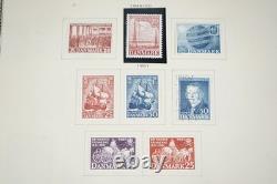 SCANDINAVIE 1870-1970 COLLECTION DE PLUS DE 1300 TIMBRES NEUFS ET USAGÉS DANS UN ALBUM SCOTT