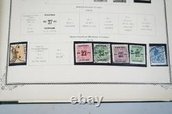 SCANDINAVIE 1870-ANNÉES 1970 COLLECTION DE PLUS DE 1 000 TIMBRES NEUFS ET OBLITÉRÉS DANS UN ALBUM SCOTT