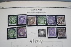 SCANDINAVIE 1870-ANNÉES 1970 COLLECTION DE PLUS DE 1 000 TIMBRES NEUFS ET OBLITÉRÉS DANS UN ALBUM SCOTT