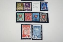 SUIISSE 1860-1970 COLLECTION DE PLUS DE 1 000 TIMBRES CONSERVÉS DANS UN ALBUM SCOTT