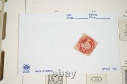 SUISSE 1850-1960 COLLECTION DE 875 TIMBRES NEUFS & USAGÉS DANS UN ALBUM LIGHTHOUSE