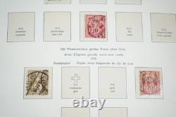 SUISSE 1850-1960 COLLECTION DE 875 TIMBRES NEUFS & USAGÉS DANS UN ALBUM LIGHTHOUSE
