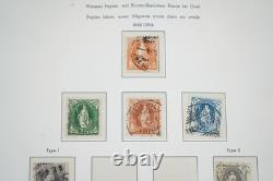SUISSE 1850-1960 COLLECTION DE 875 TIMBRES NEUFS & USAGÉS DANS UN ALBUM LIGHTHOUSE