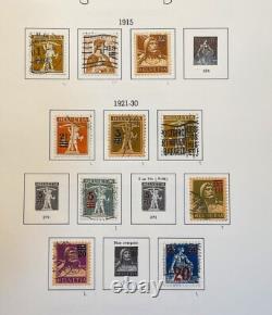 SUISSE Superbe collection de timbres anciens 1958 Album de spécialité Minkus 400+ timbres