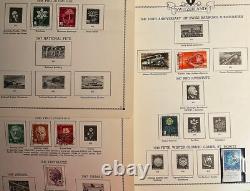 SUISSE Superbe collection de timbres anciens 1958 Album de spécialité Minkus 400+ timbres