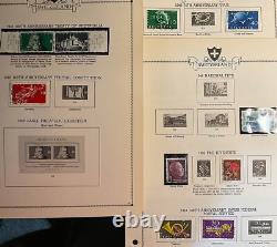 SUISSE Superbe collection de timbres anciens 1958 Album de spécialité Minkus 400+ timbres