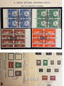 SUISSE Superbe collection de timbres anciens 1958 Album de spécialité Minkus 400+ timbres