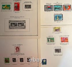 SUISSE Superbe collection de timbres anciens 1958 Album de spécialité Minkus 400+ timbres