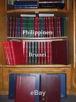 Sammlung Philippinen, Brunei Philippines Collection D'albums 1060 Diff. Timbres