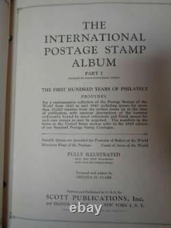 Scott International 6 Volume Album Collection W 12 000 + Pièce De Timbres 1-6 1840-1968