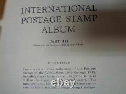 Scott International 6 Volume Album Collection W 7000+ Timbres Partie 1-6 1840-1968