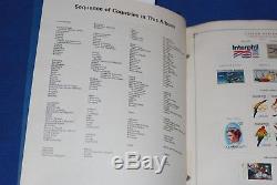 Scott International Blue Stamp Album De Collection 1977 A-z