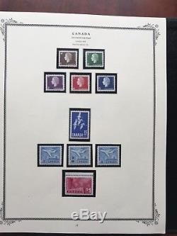 Scott National Album Collection De Timbres Canadiens CV 2000 $, Valeur Postale 250 $