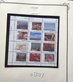 Scott National Album Collection De Timbres Canadiens CV 2000 $, Valeur Postale 250 $