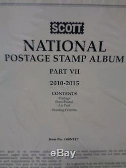 Scott Supplément National 2010-2015 Pour La Collection Album Stamp Pt. 7 # 100ntl7
