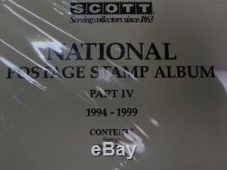 Scott Us National Stamp Album Pages Supplément 1994-1999 Pt 4 100ntl4