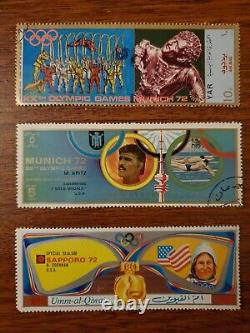 Service de timbres Margrace Livre de collection de timbres avec lot de timbres - Référez-vous aux photos