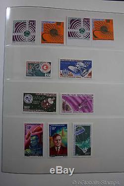 Space Africa 14 Albums Mnh Stamp Collection Topique 2 Box Dealer Imperforated