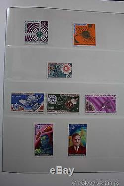 Space Africa 14 Albums Mnh Stamp Collection Topique 2 Box Dealer Imperforated