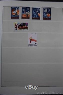 Space Americas + Oceania Taaf Mnh Stamp Collection 9 Albums 2 Box USA Sheets