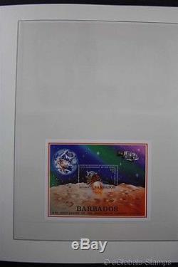 Space Americas + Oceania Taaf Mnh Stamp Collection 9 Albums 2 Box USA Sheets