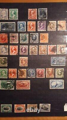 Stamp Collection Album Us En Stockboock Propre De 1850 À 1954 High Cv$