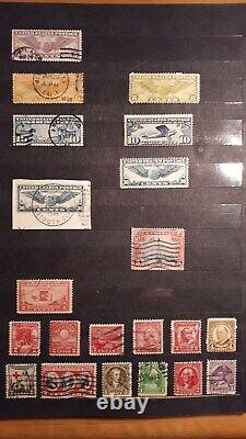 Stamp Collection Album Us En Stockboock Propre De 1850 À 1954 High Cv$