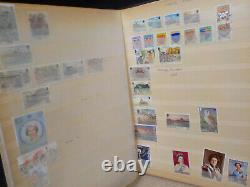 Stamp Collection Job Lot Of Stamps 20 Albums Plus De 1000 Timbres Id8518