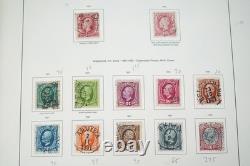 Suède 1858-1961 Collection de plus de 650 timbres neufs et oblitérés dans un album Lighthouse